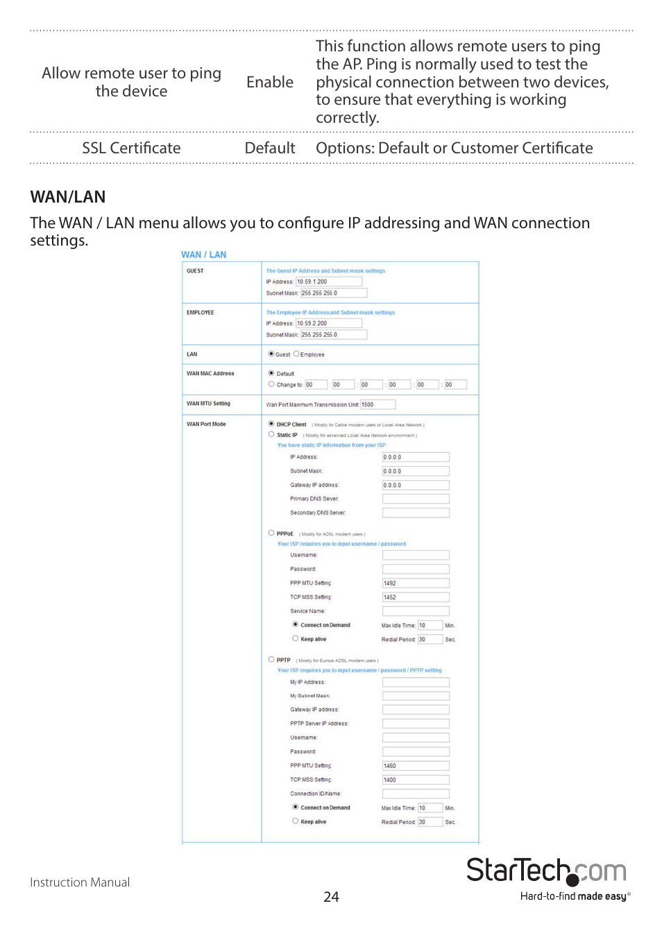 StarTech.com R300WN22GAxx Full User Manual | Page 29 / 61