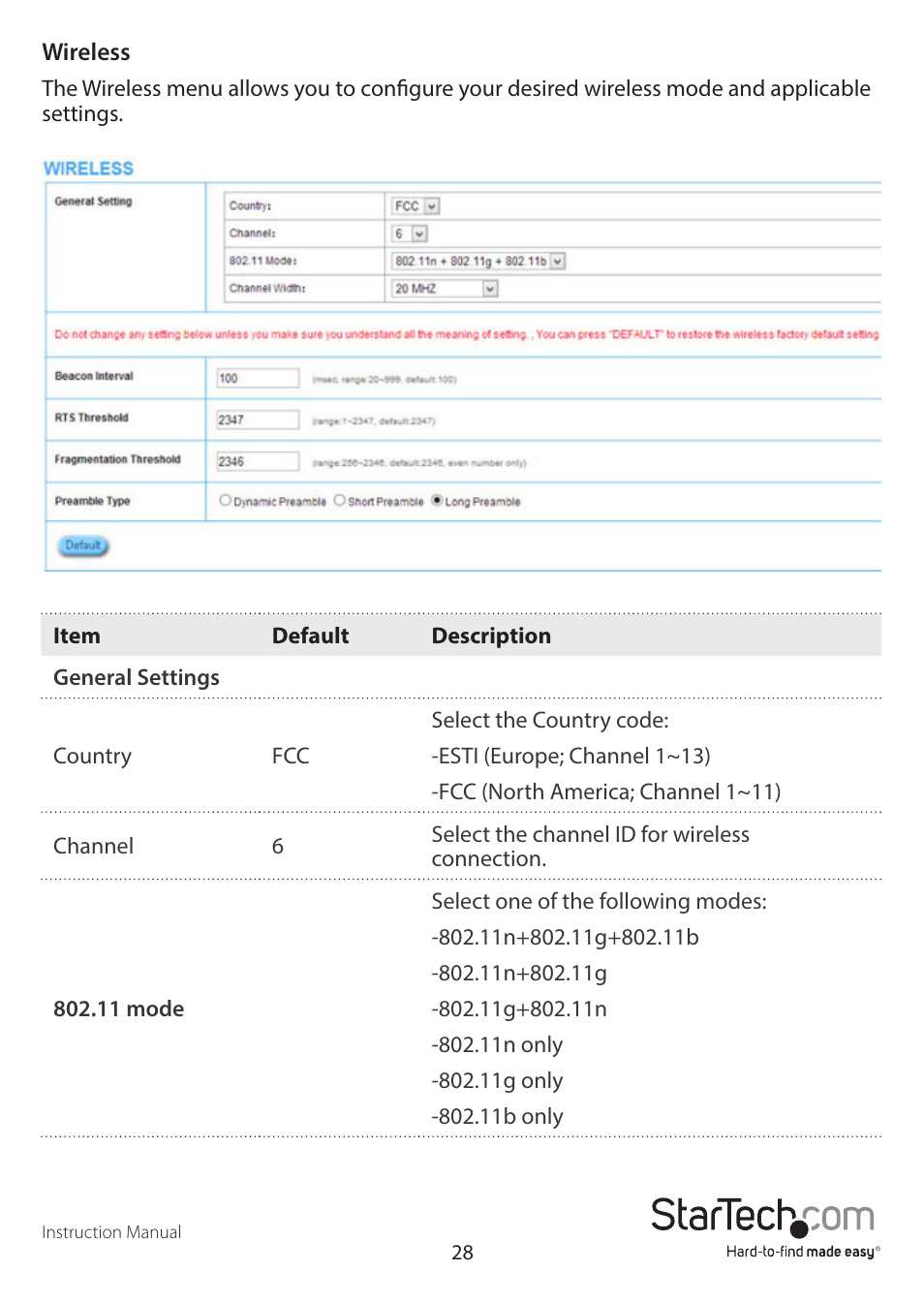 StarTech.com R300WN22GAxx Full User Manual | Page 33 / 61