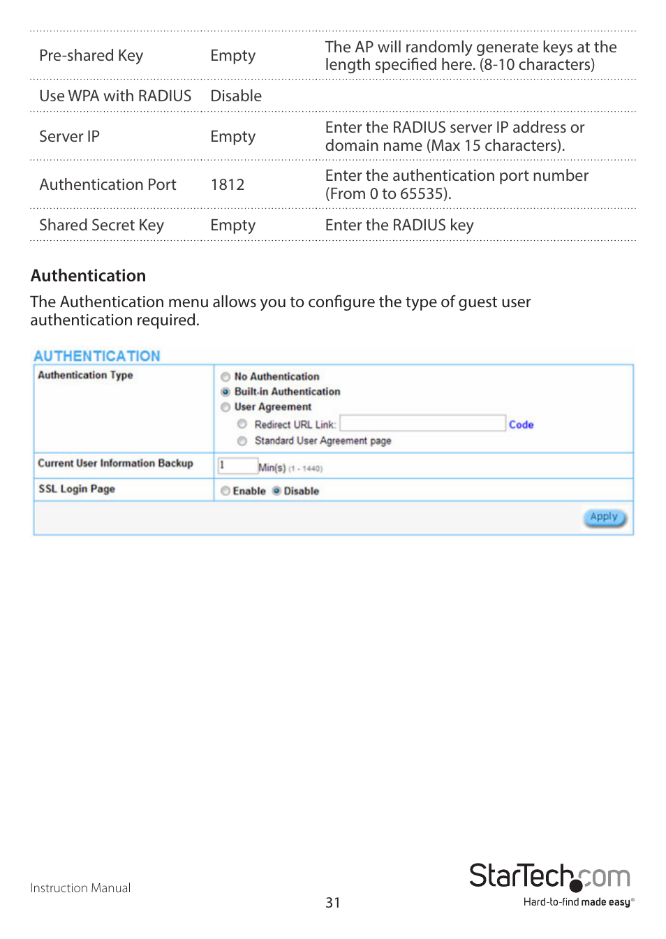 StarTech.com R300WN22GAxx Full User Manual | Page 36 / 61