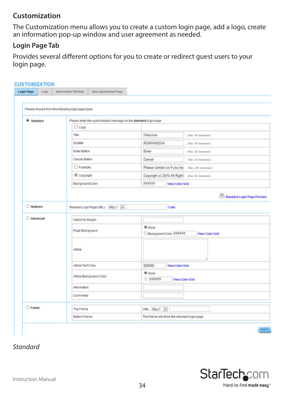 StarTech.com R300WN22GAxx Full User Manual | Page 39 / 61