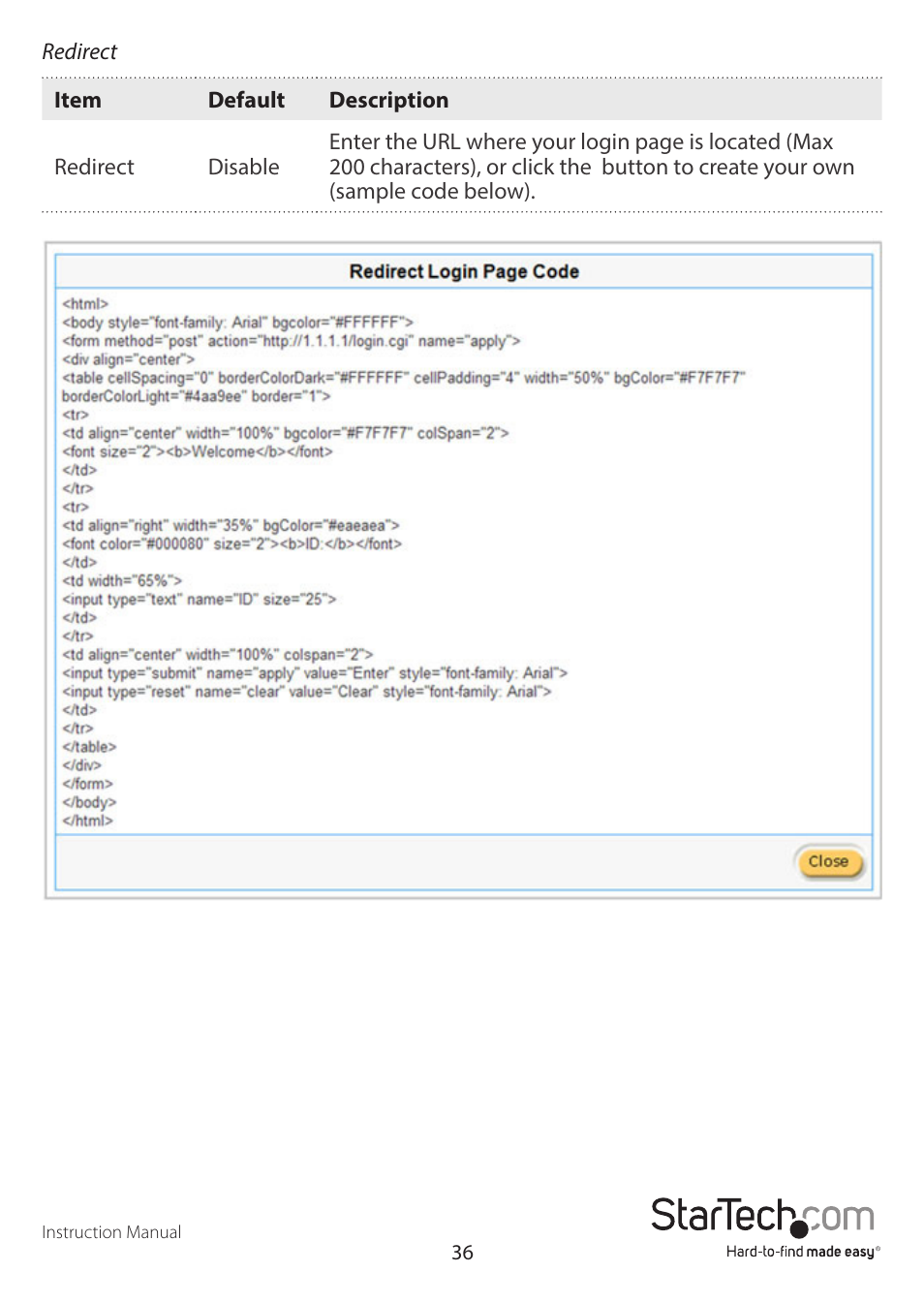 StarTech.com R300WN22GAxx Full User Manual | Page 41 / 61