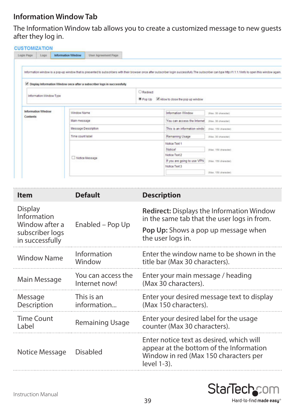 StarTech.com R300WN22GAxx Full User Manual | Page 44 / 61