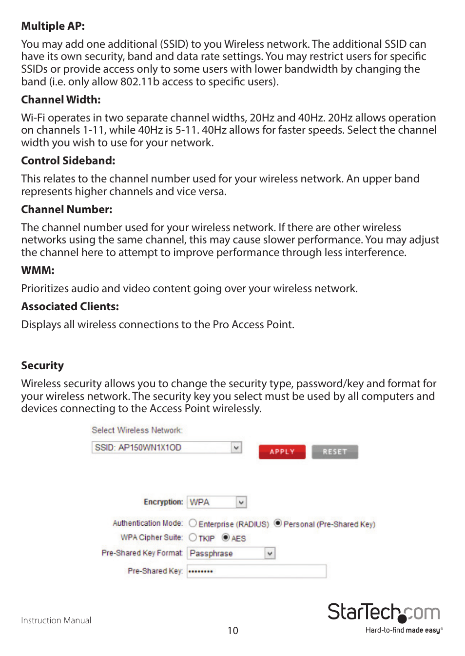 StarTech.com AP150WN1X1OG User Manual | Page 14 / 25