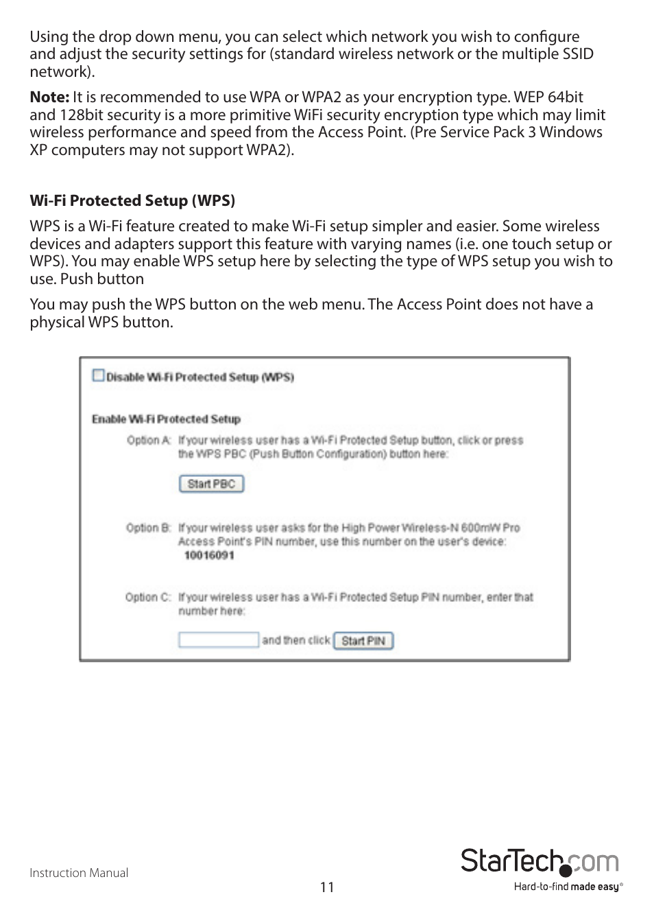 StarTech.com AP150WN1X1OG User Manual | Page 15 / 25