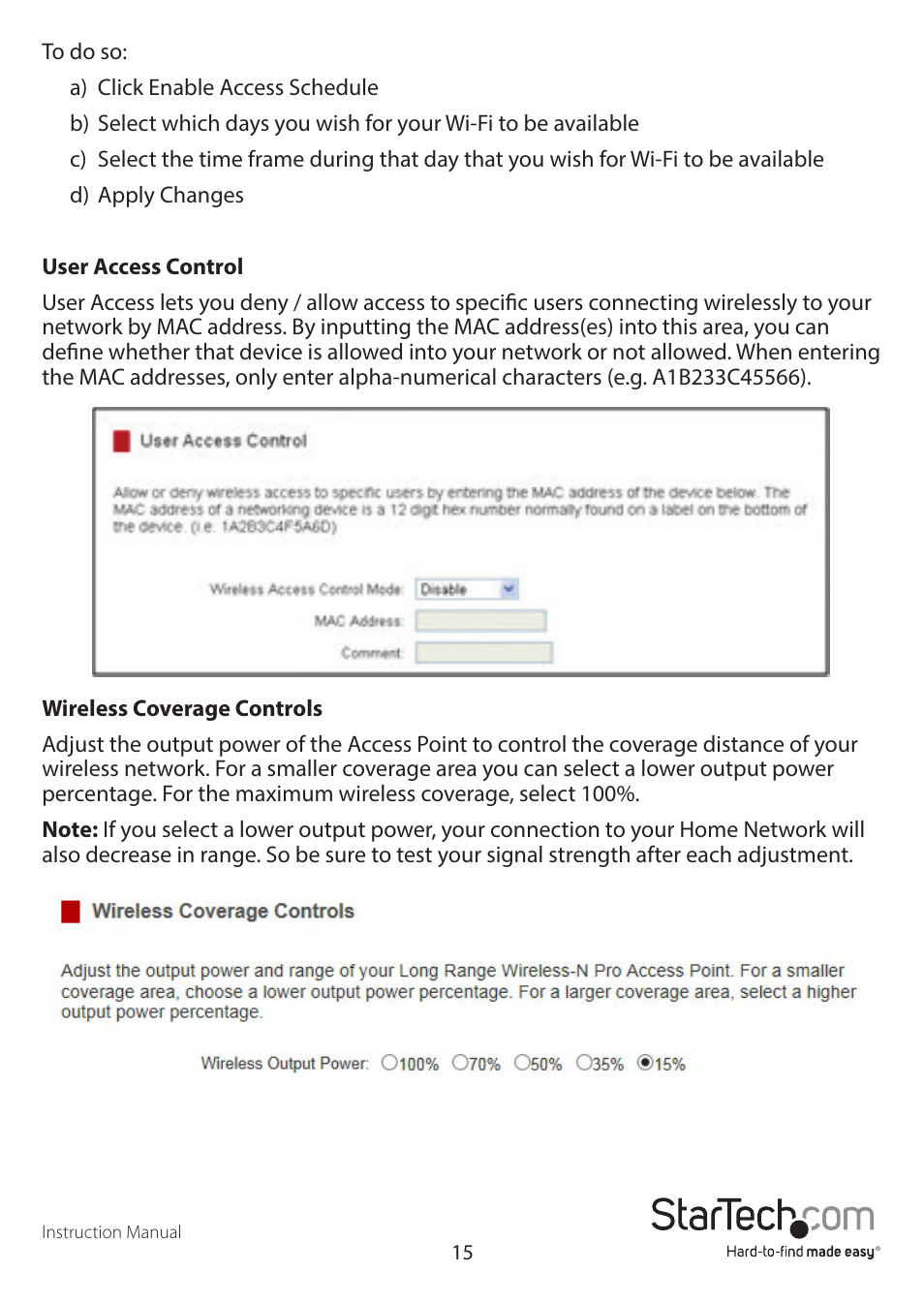 StarTech.com AP150WN1X1OG User Manual | Page 19 / 25