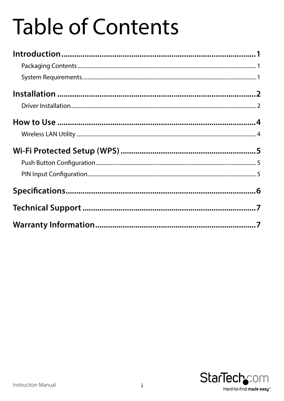 StarTech.com USB150WN1X1W User Manual | Page 4 / 12