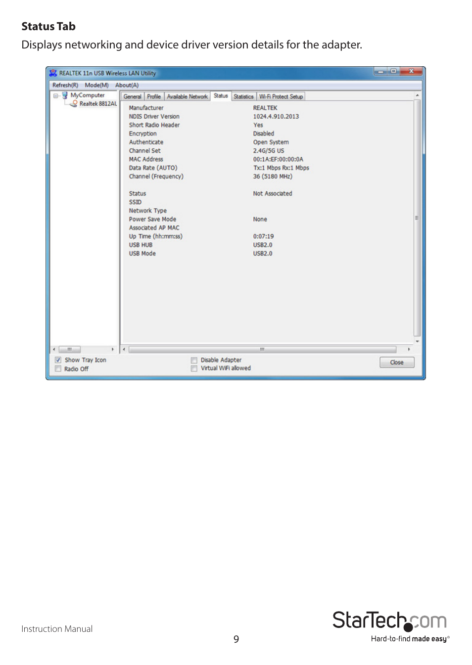 StarTech.com USB867WAC22 User Manual | Page 13 / 28