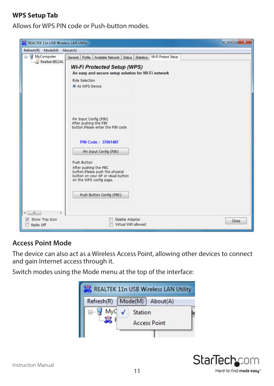 StarTech.com USB867WAC22 User Manual | Page 15 / 28