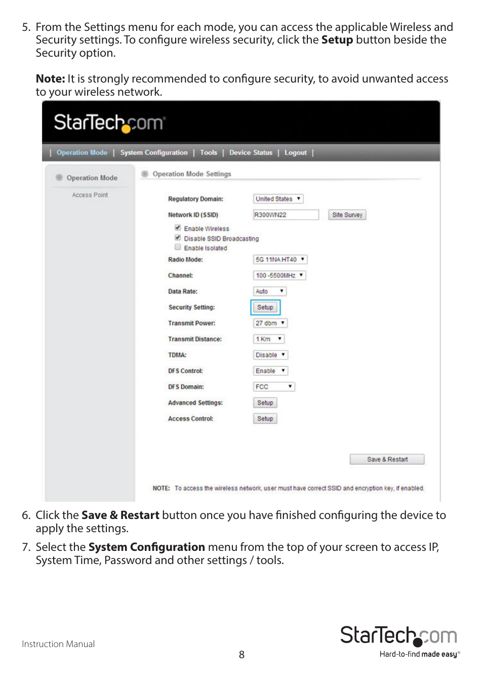 StarTech.com R300WN22OP5E User Manual | Page 11 / 15