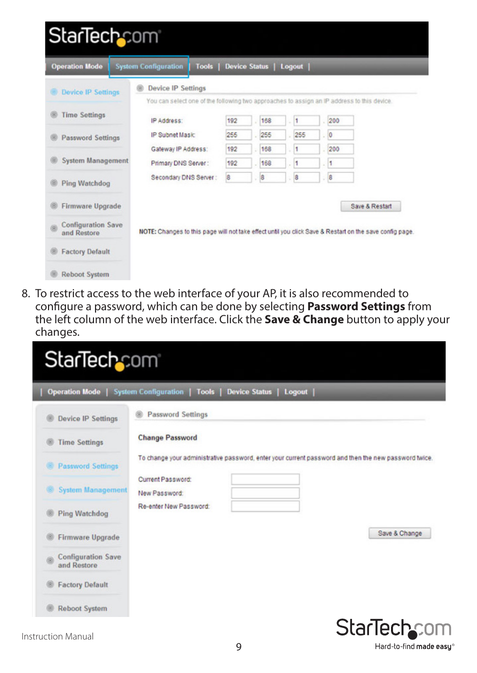 StarTech.com R300WN22OP5E User Manual | Page 12 / 15
