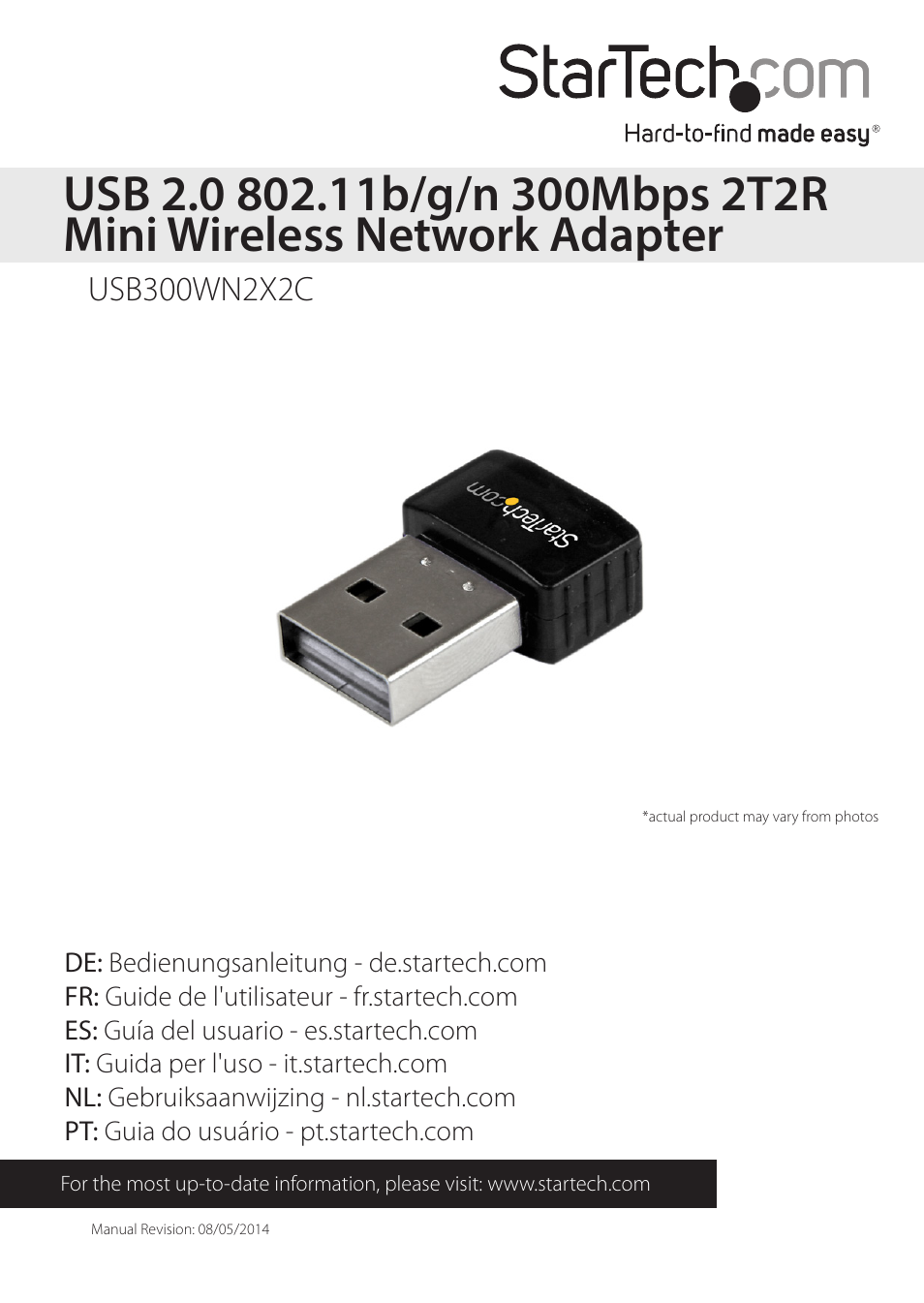 StarTech.com USB300WN2X2C Manual User Manual | 22 pages