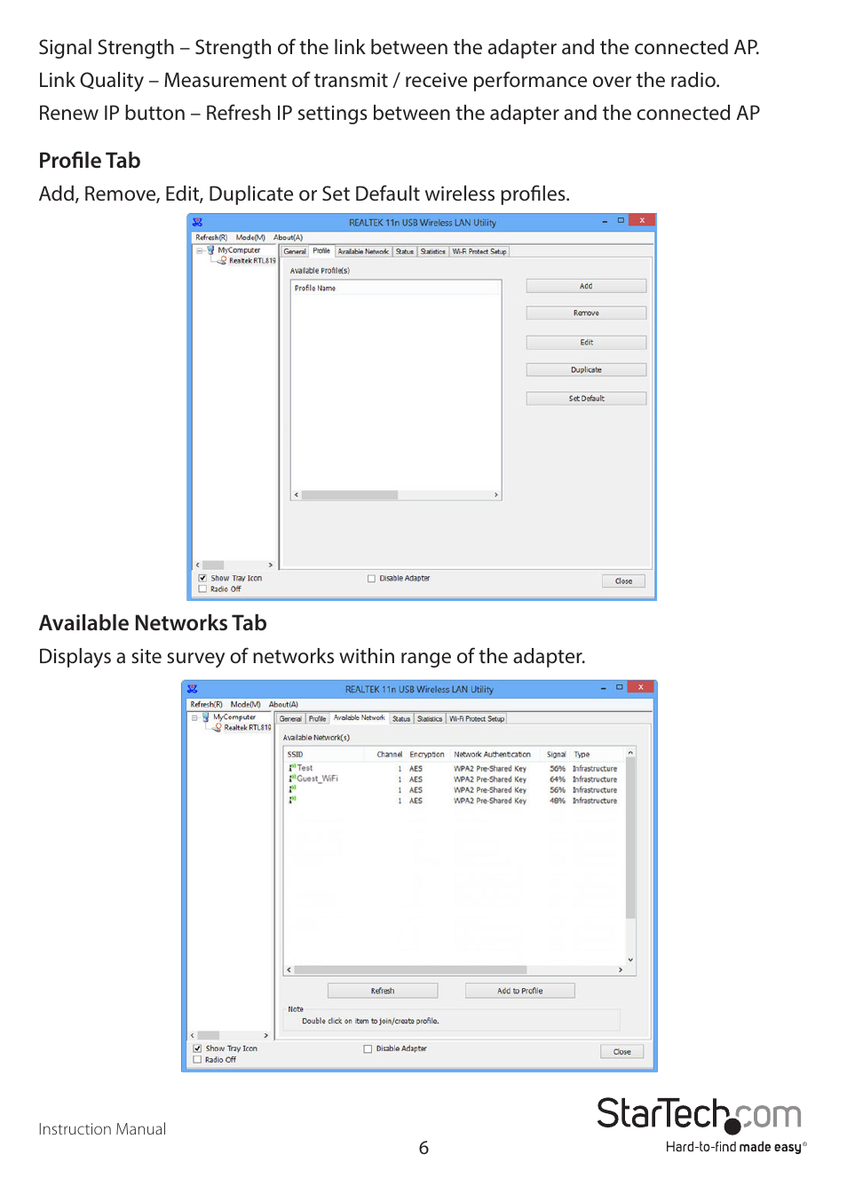 StarTech.com USB300WN2X2C Manual User Manual | Page 10 / 22