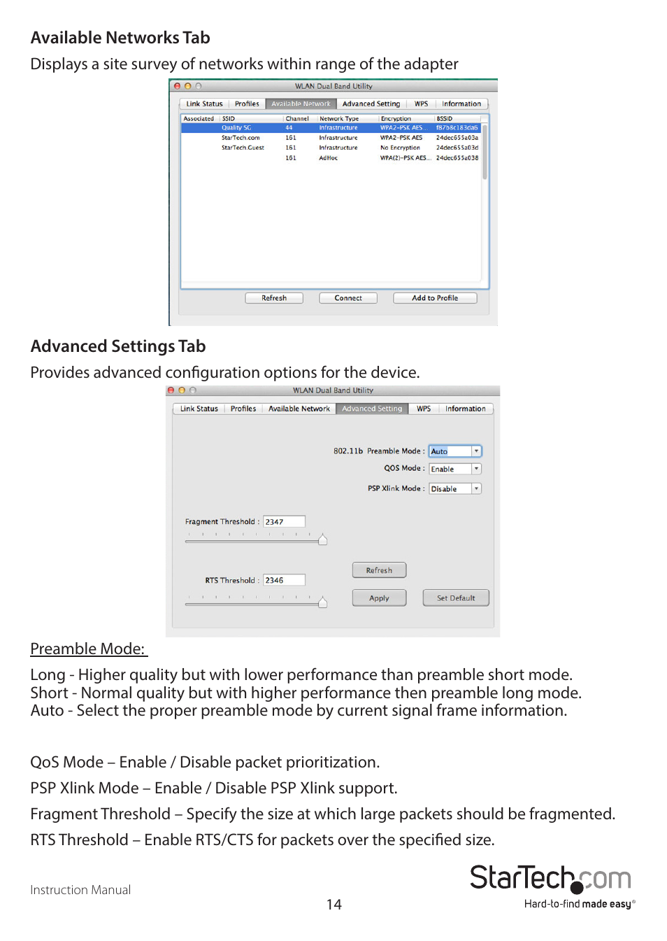 StarTech.com USB300WN2X2C Manual User Manual | Page 18 / 22