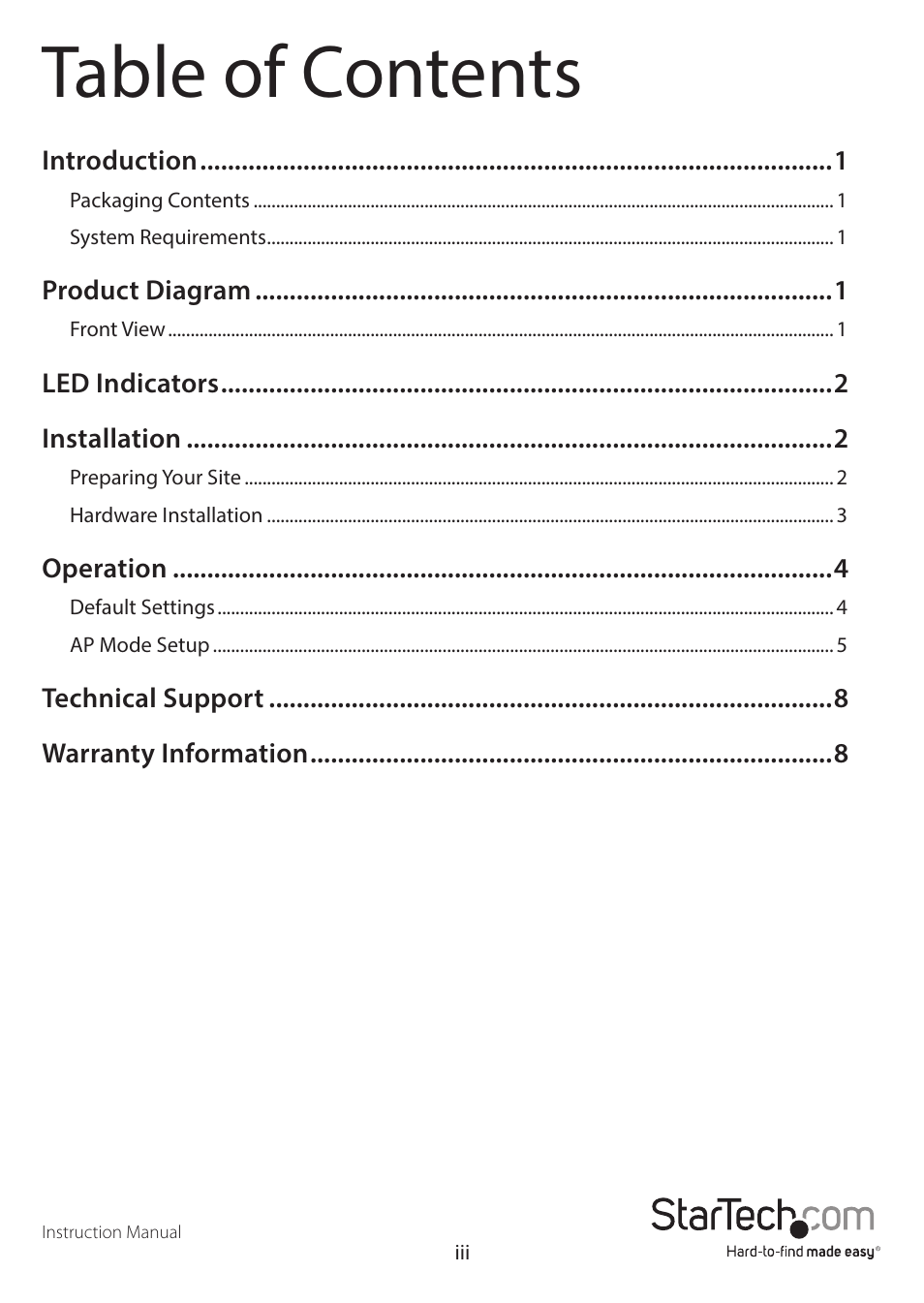 StarTech.com R300WN22MO5E User Manual | Page 5 / 15