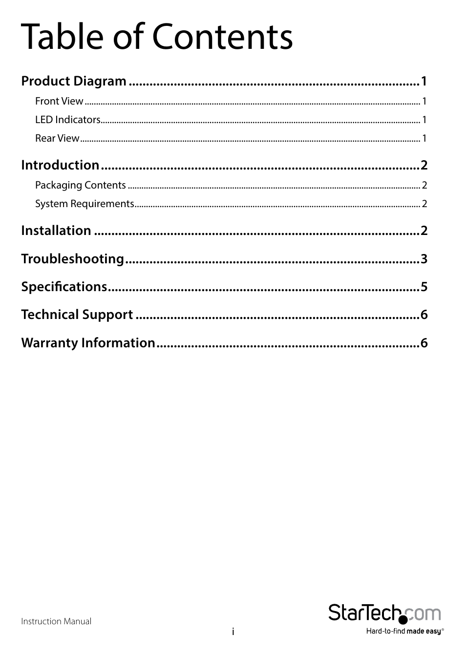 StarTech.com DS51002GB User Manual | Page 3 / 10