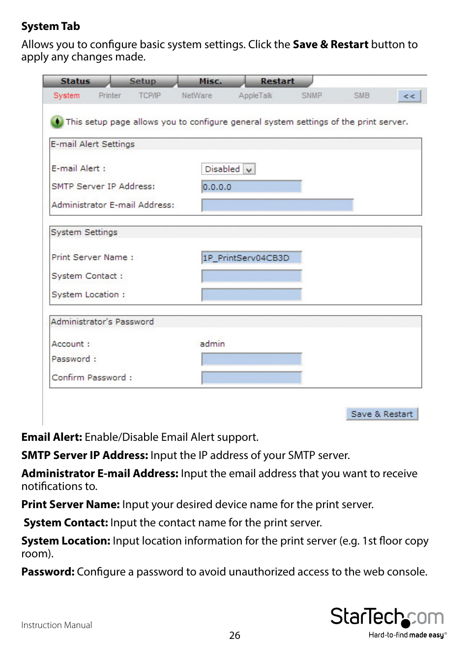 StarTech.com PM1115P2 Full User Manual | Page 28 / 41