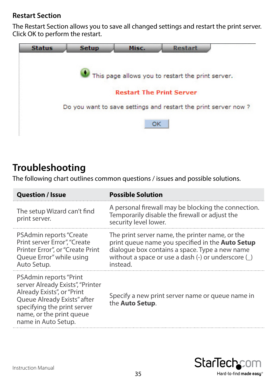 Troubleshooting | StarTech.com PM1115P2 Full User Manual | Page 37 / 41