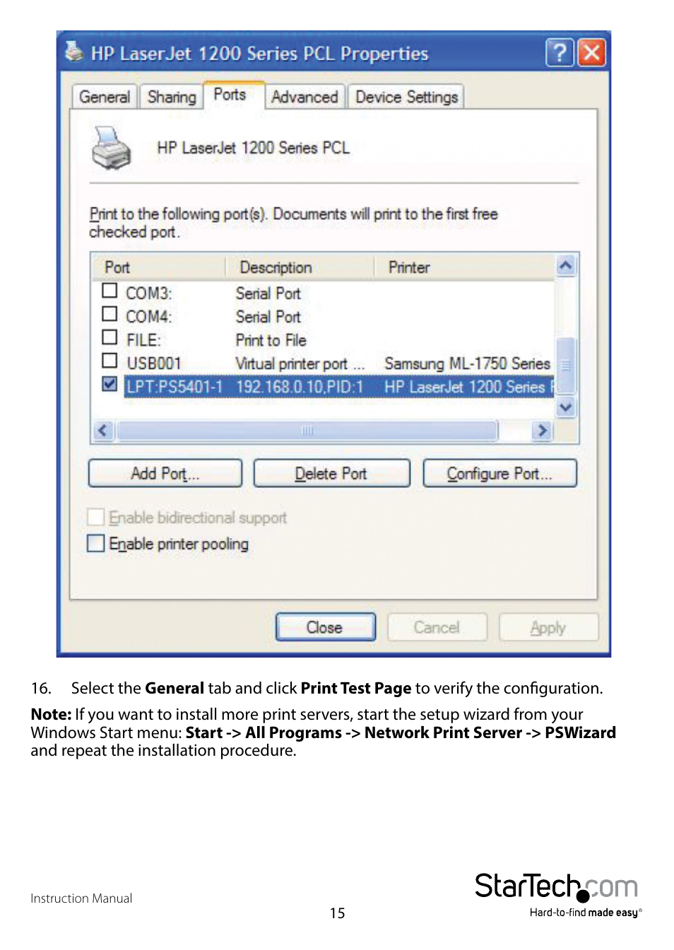 StarTech.com PM1115UWGB User Manual | Page 19 / 21