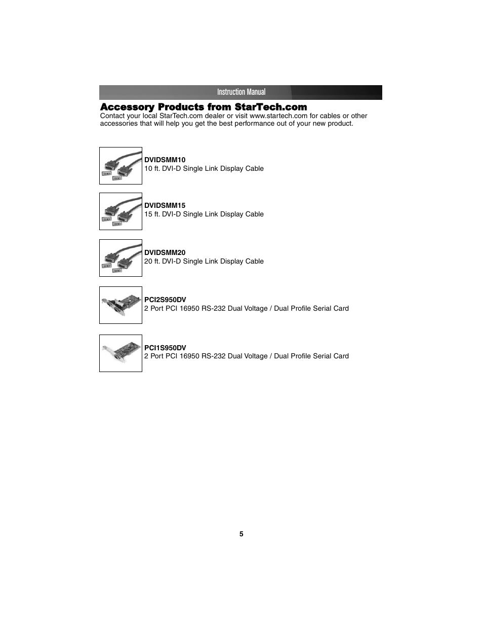 StarTech.com PEX2PCI4 User Manual | Page 8 / 10