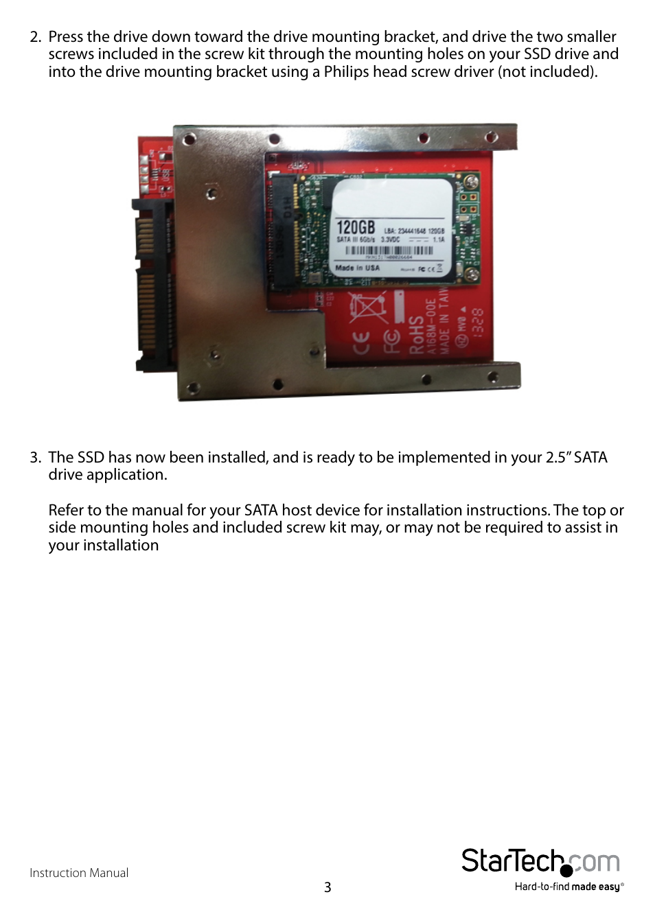 StarTech.com SAT32MSAT257 User Manual | Page 6 / 9