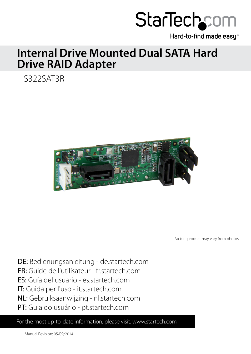 StarTech.com S322SAT3R User Manual | 14 pages