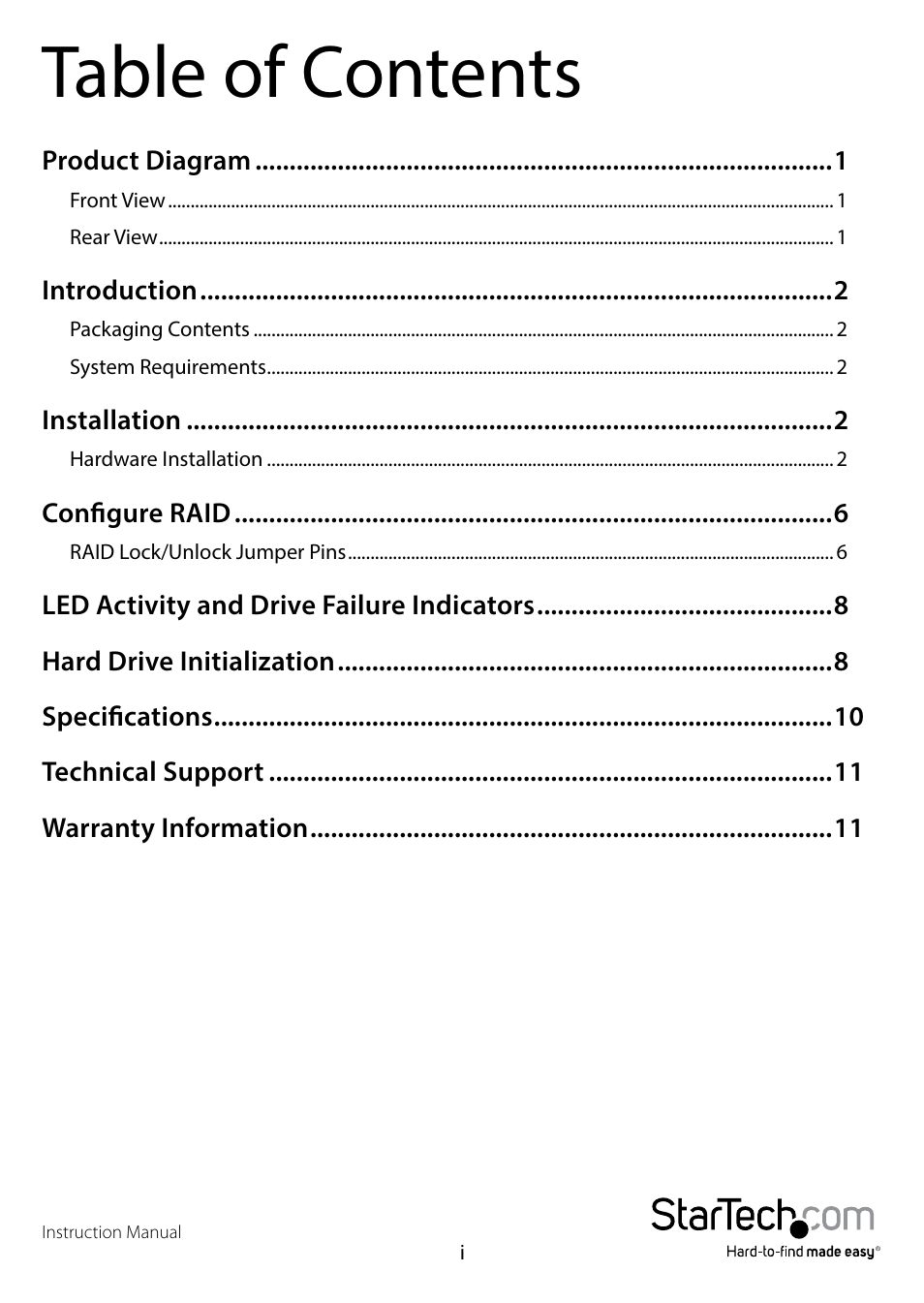 StarTech.com S322SAT3R User Manual | Page 3 / 14