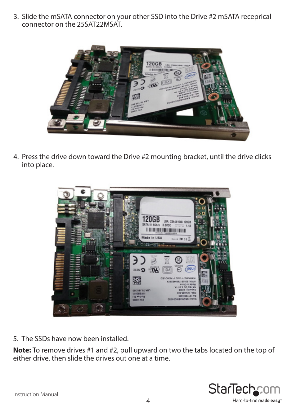 StarTech.com 25SAT22MSAT User Manual | Page 7 / 13