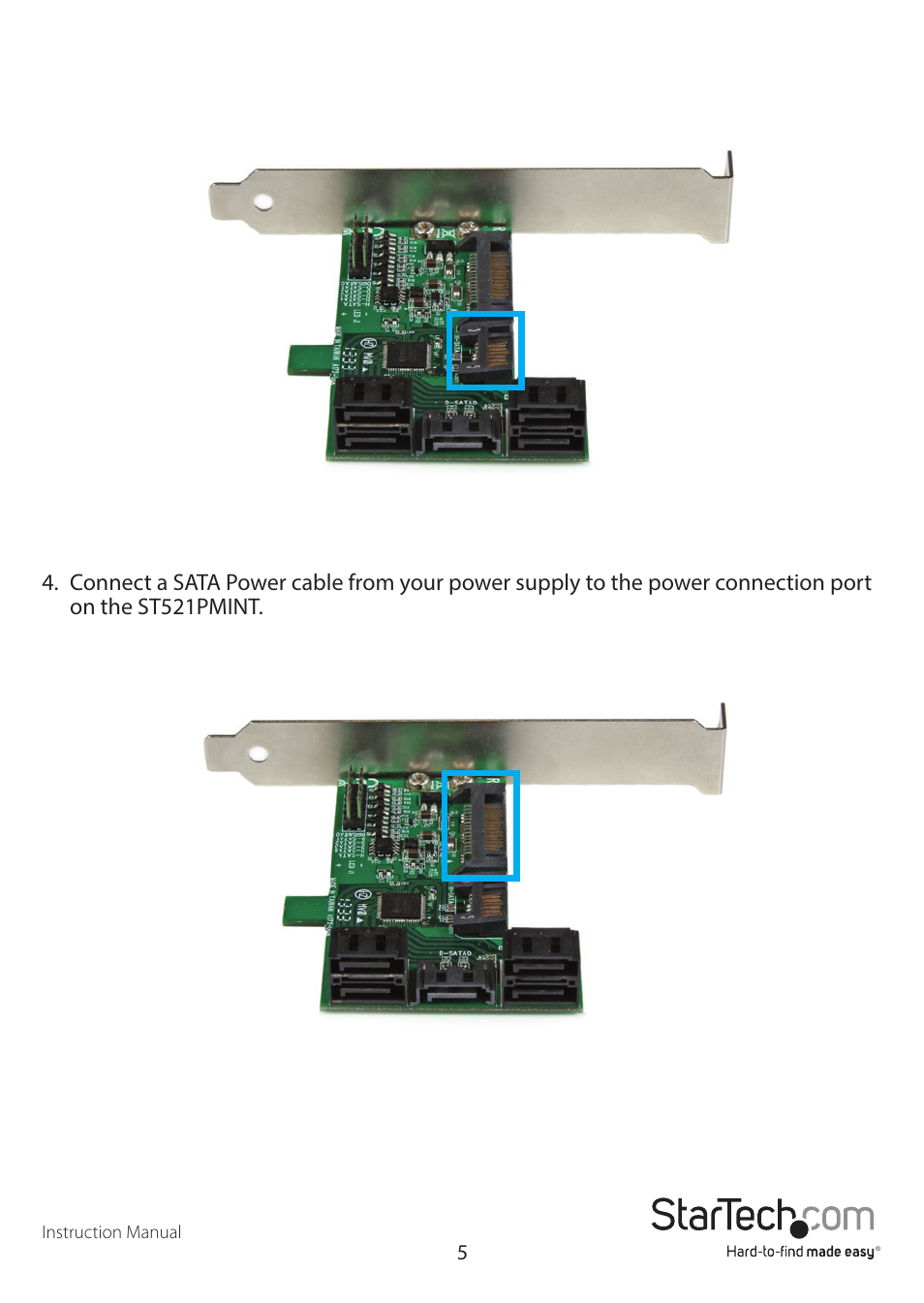 StarTech.com ST521PMINT User Manual | Page 8 / 11