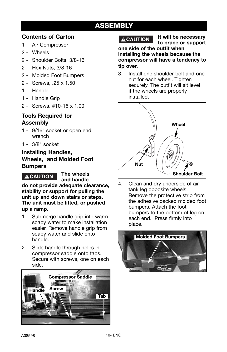 Assembly | Craftsman 919.167242 User Manual | Page 10 / 44