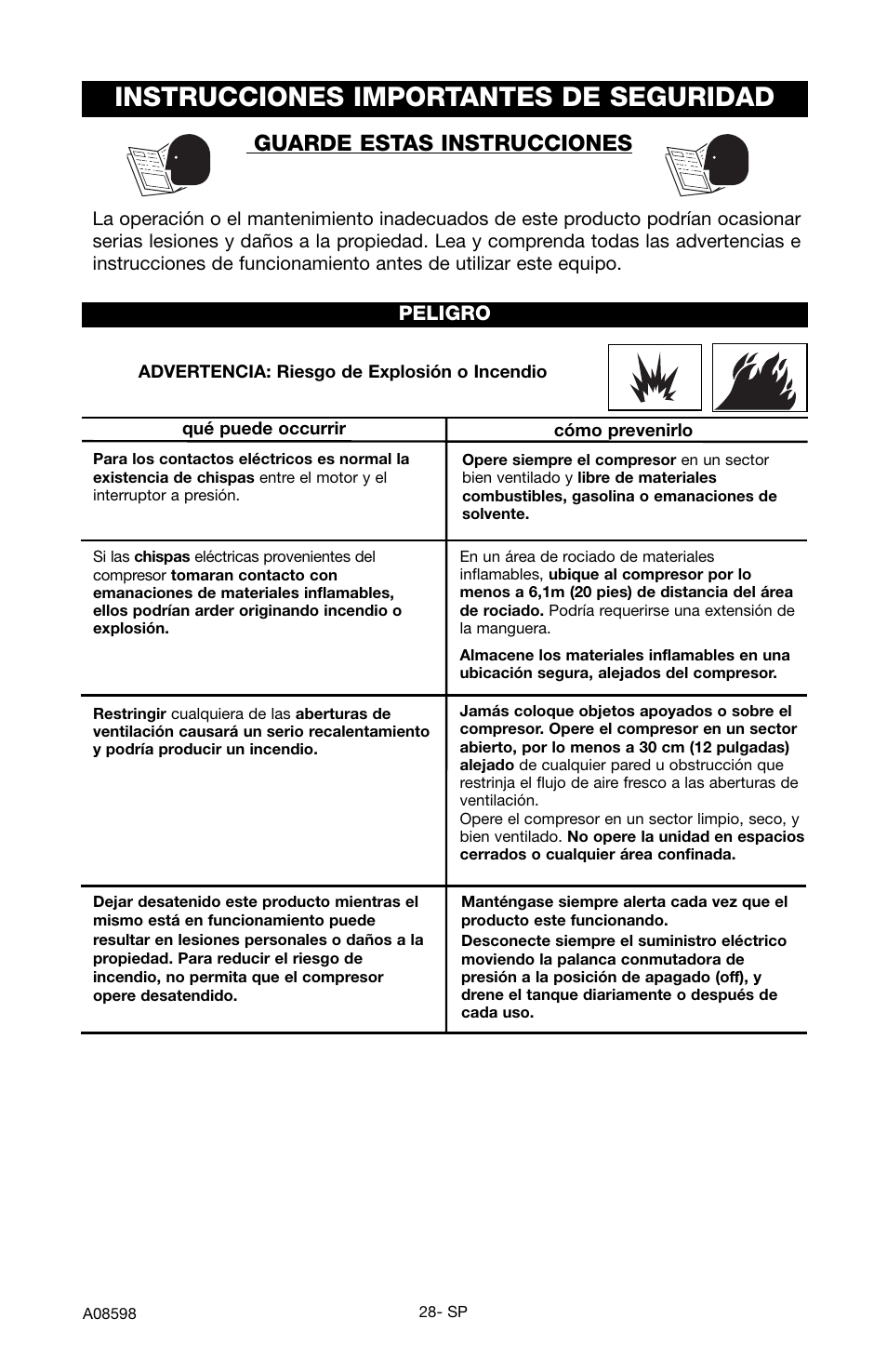 Instrucciones importantes de seguridad, Guarde estas instrucciones | Craftsman 919.167242 User Manual | Page 24 / 44