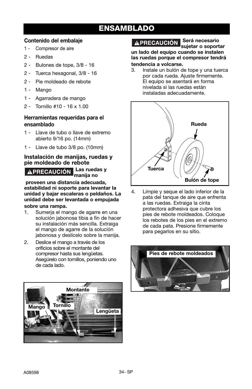 Ensamblado | Craftsman 919.167242 User Manual | Page 30 / 44