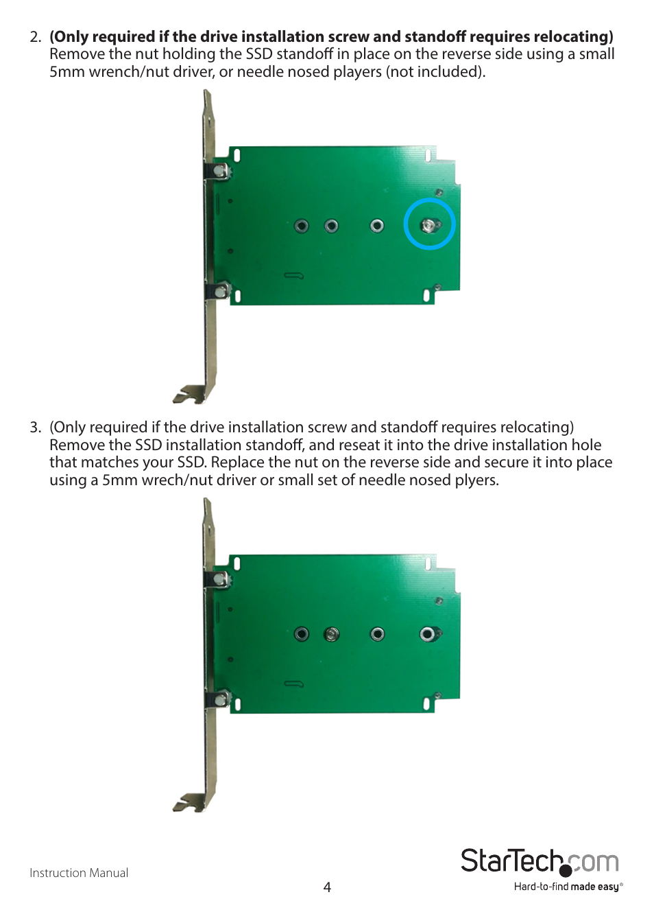 StarTech.com S32M2NGFFPEX User Manual | Page 7 / 16