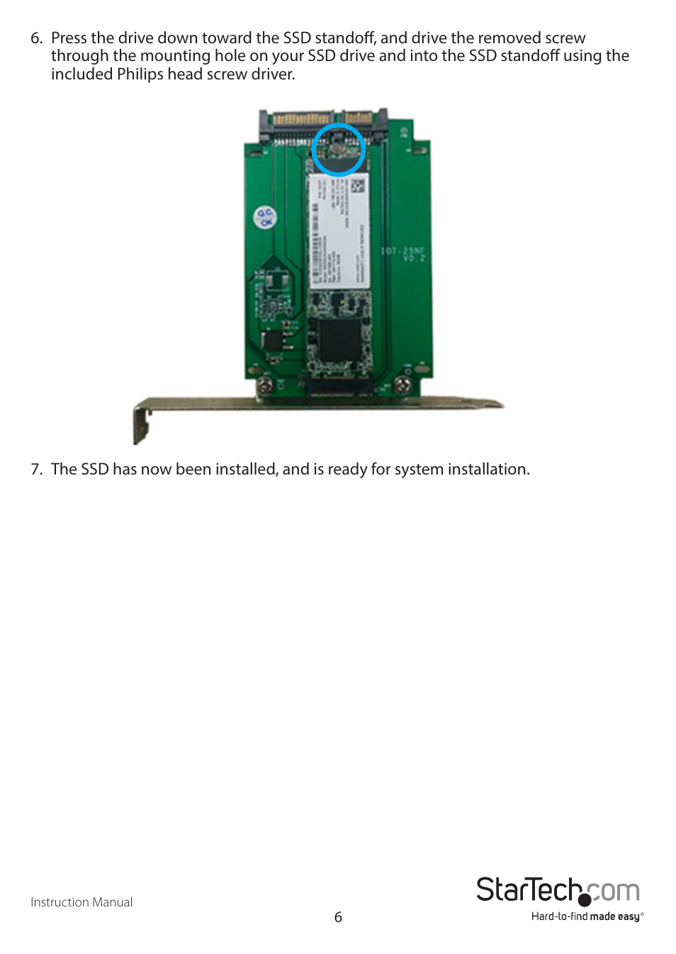 StarTech.com S32M2NGFFPEX User Manual | Page 9 / 16