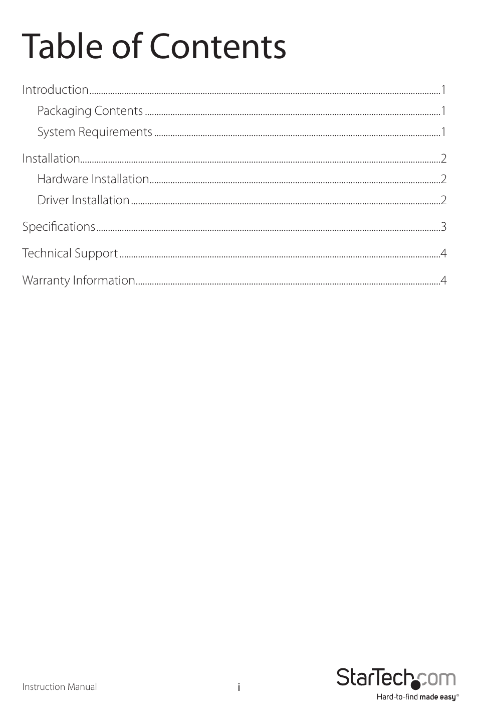 StarTech.com ECUSB3S1 User Manual | Page 3 / 8