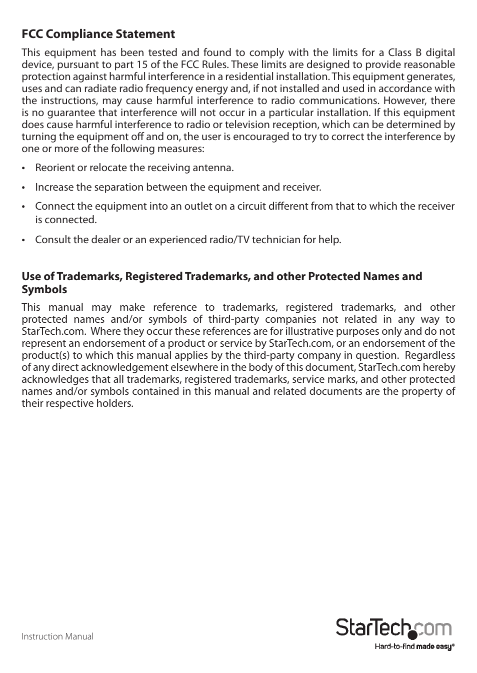 StarTech.com ICUSB2324 User Manual | Page 2 / 8