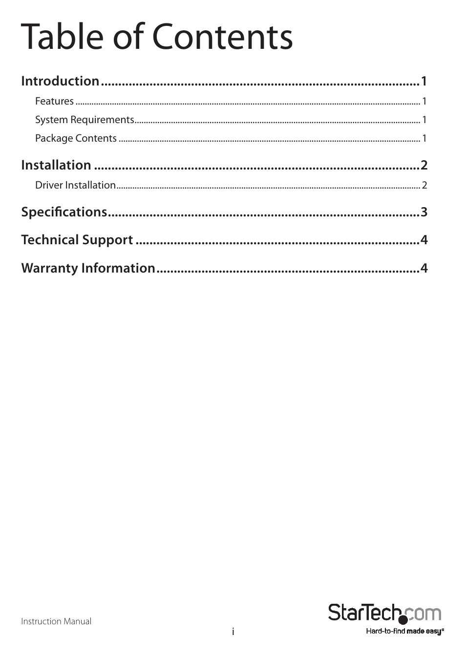 StarTech.com ICUSB2324 User Manual | Page 3 / 8