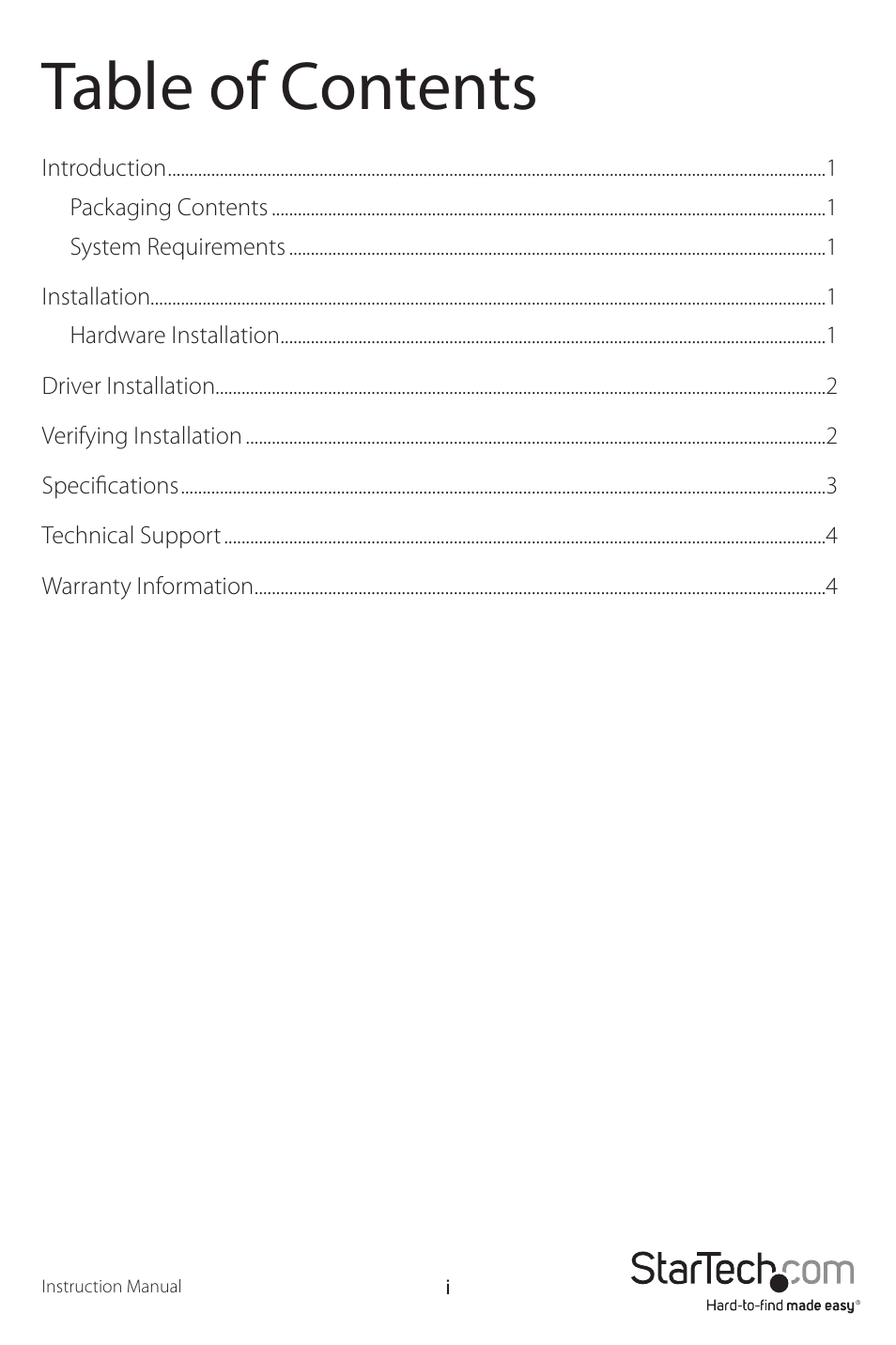 StarTech.com EC2S952 User Manual | Page 3 / 8