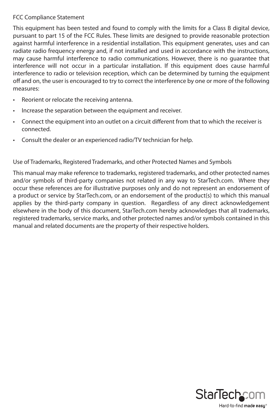 StarTech.com ICUSB232PRO User Manual | Page 2 / 8