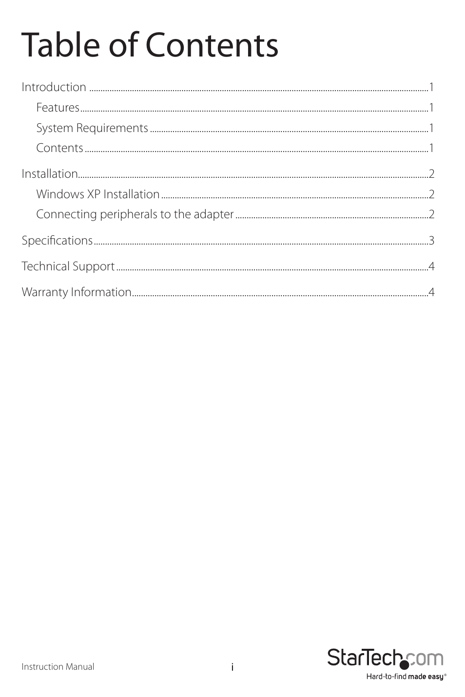 StarTech.com ICUSB232PRO User Manual | Page 3 / 8