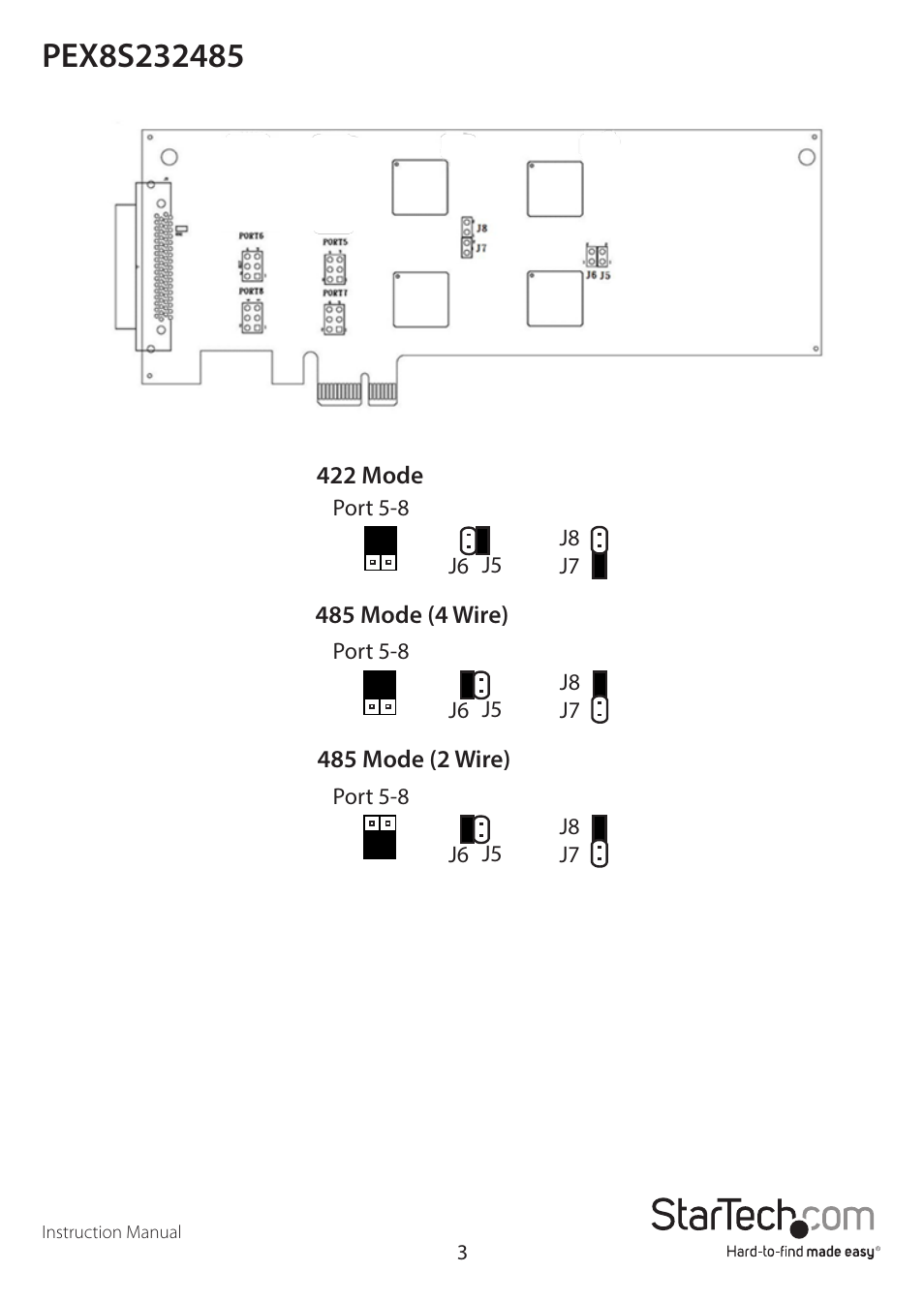 StarTech.com PEX8S232485 User Manual | Page 6 / 15