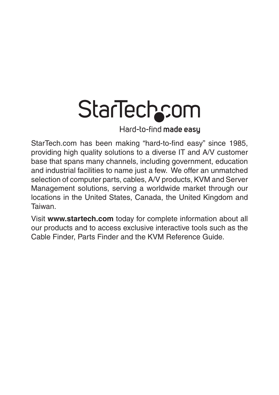 StarTech.com ICUSB232SM3 User Manual | Page 8 / 8