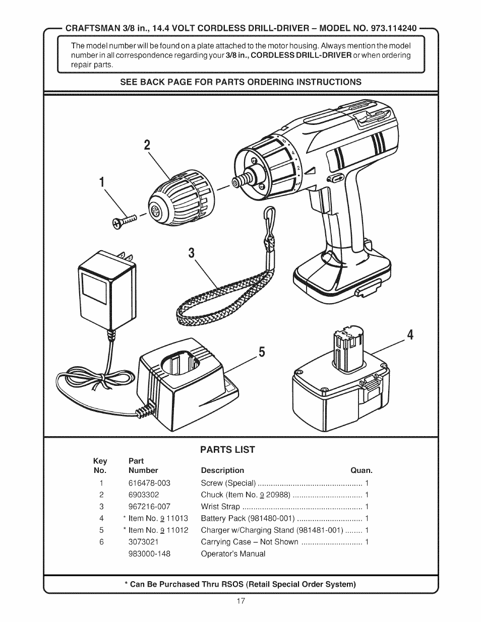 Craftsman 973.114240 User Manual | Page 17 / 18
