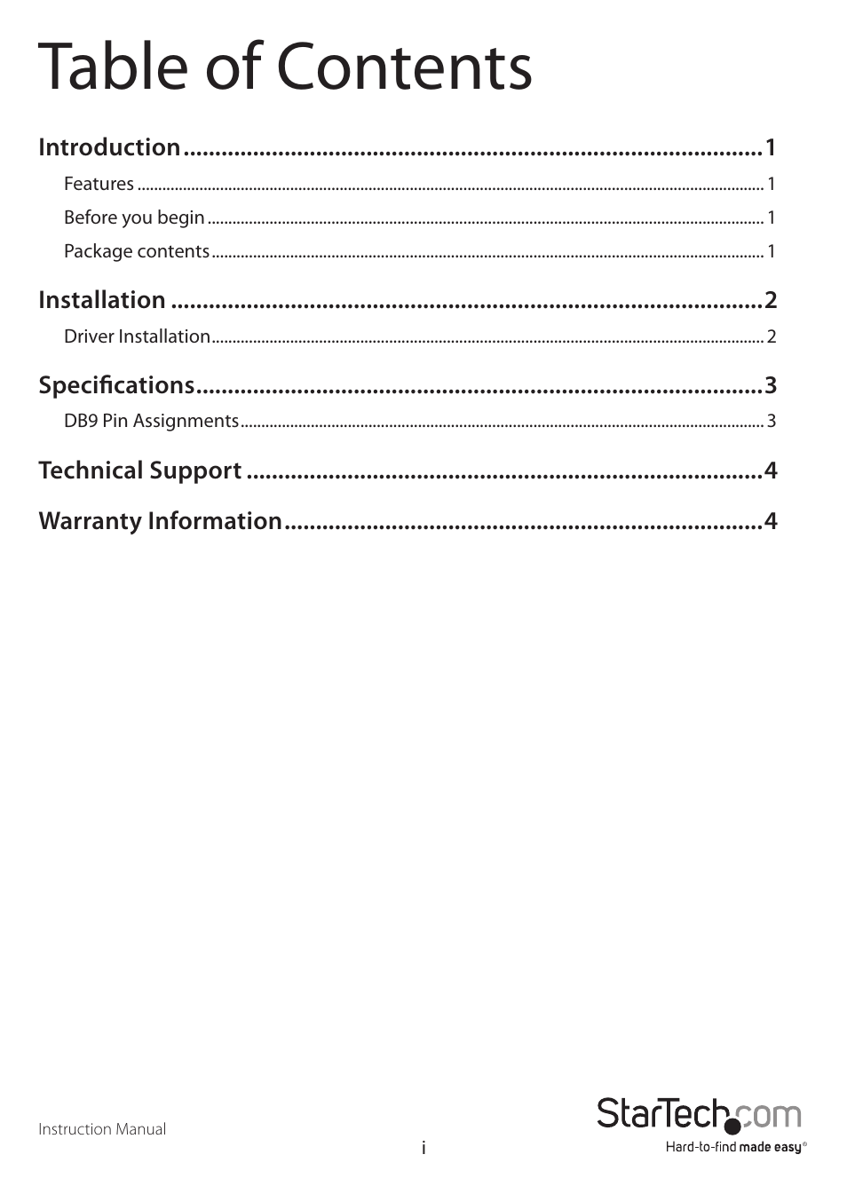 StarTech.com ICUSB2328 User Manual | Page 3 / 8