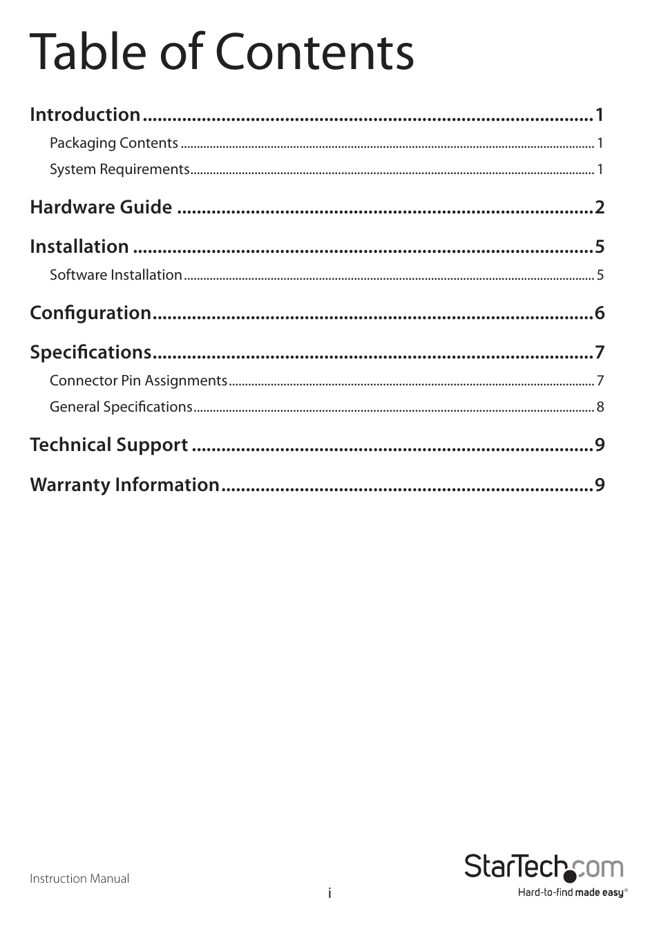 StarTech.com PEX8S950LP User Manual | Page 3 / 13