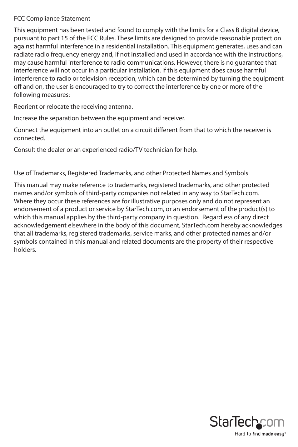 StarTech.com PCI4S550N User Manual | Page 2 / 8