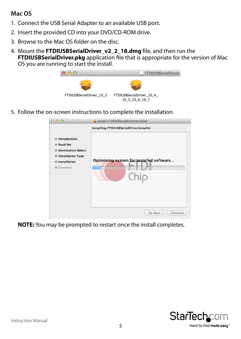 StarTech.com ICUSB232IS User Manual | Page 8 / 13