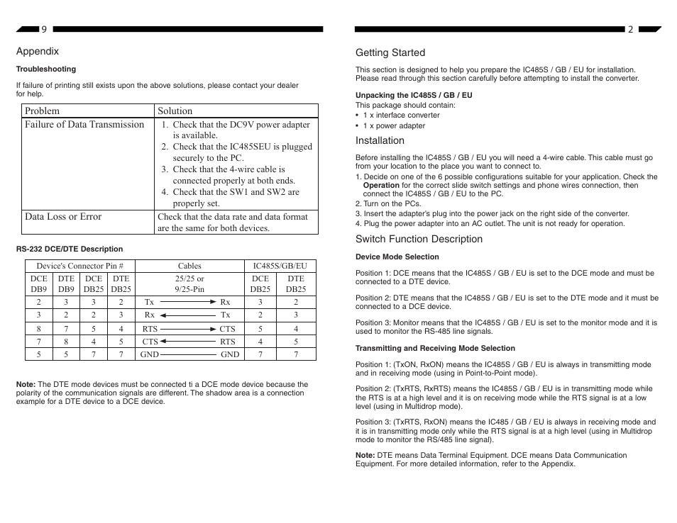 StarTech.com IC485SEU User Manual | Page 3 / 6