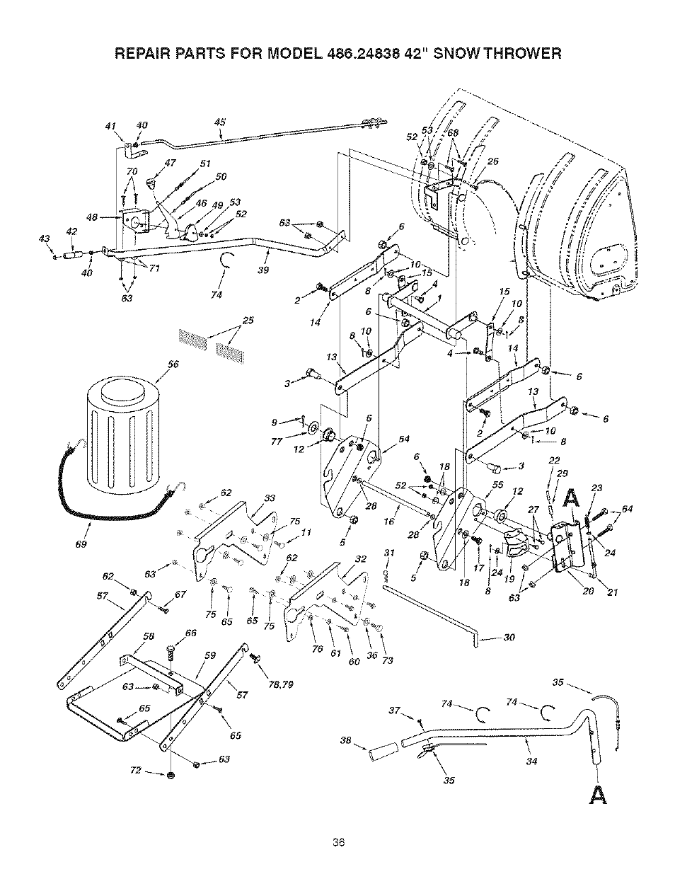 Craftsman 486.24838 User Manual | Page 36 / 40