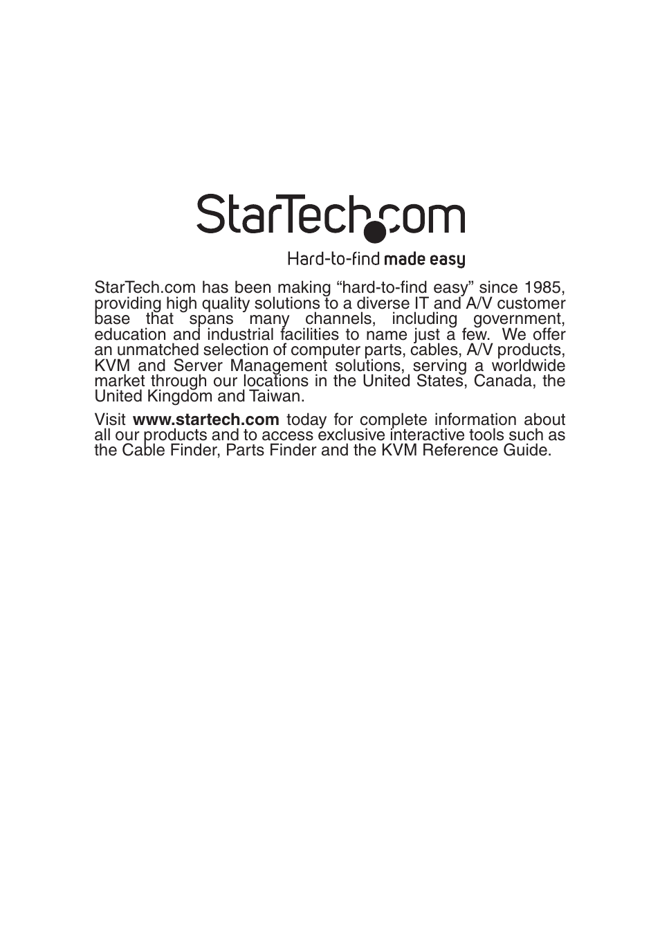 StarTech.com PCI2S4851050 User Manual | Page 11 / 11