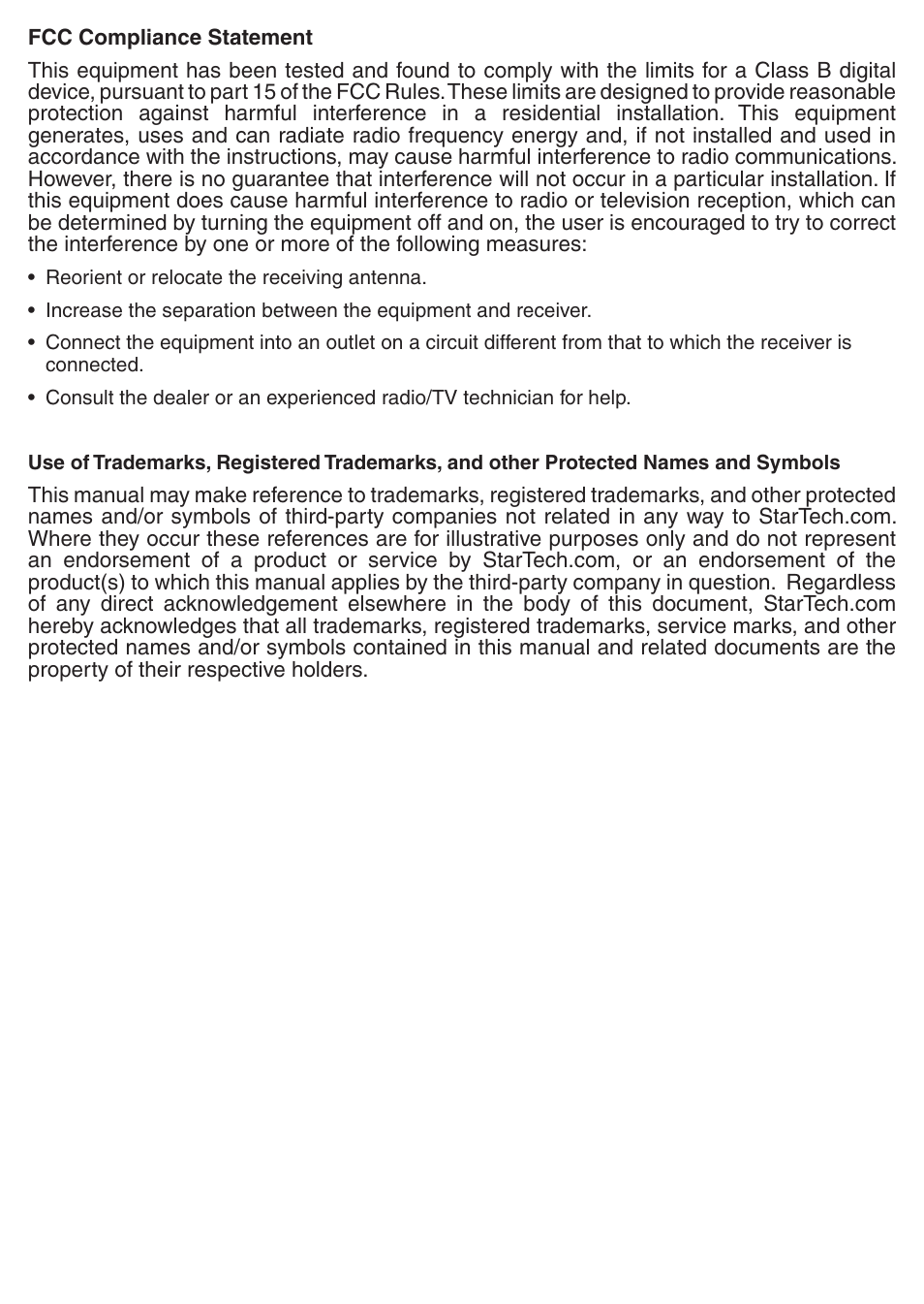 StarTech.com PCI2S4851050 User Manual | Page 2 / 11